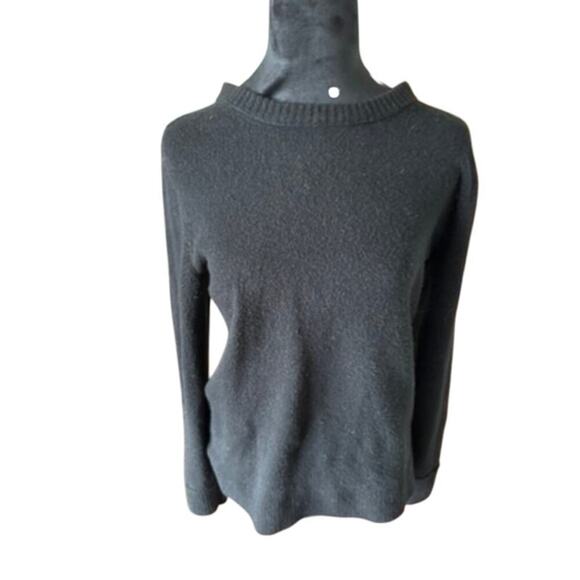 J. Crew Crewneck sweater in extra-soft yarn Black - Picture 6 of 10